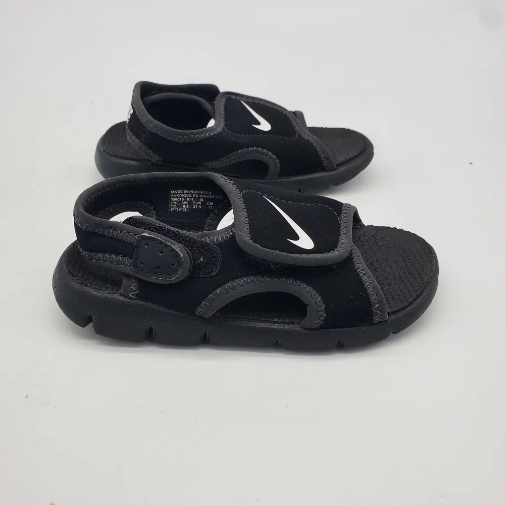 Nike Shoes Toddler 7C Sunray Adjust 4 Black Strap Kids Sandals